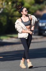 SARAH HYLAND Heading to Yoga Session in Hollywood 11/22/2019