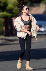 SARAH HYLAND Heading to Yoga Session in Hollywood 11/22/2019