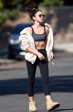 SARAH HYLAND Heading to Yoga Session in Hollywood 11/22/2019