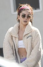 SARAH HYLAND Leaves Pilates Class in Studio City 11/02/2019