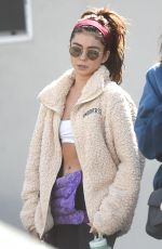 SARAH HYLAND Leaves Pilates Class in Studio City 11/02/2019
