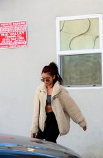 SARAH YHYLAND Leaves Pilates Studio in Studio City 11/04/2019