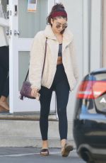 SARAH YHYLAND Leaves Pilates Studio in Studio City 11/04/2019