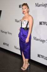 SCARLETT JOHANSSON at Marriage Story Premiere in Los Angeles 11/05/2019