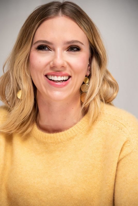 SCARLETT JOHANSSON at Marriage Story Press Conference in Los Angeles 10/25/2019