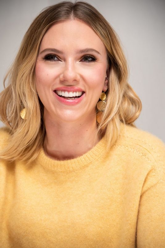 SCARLETT JOHANSSON at Marriage Story Press Conference in Los Angeles 10/25/2019