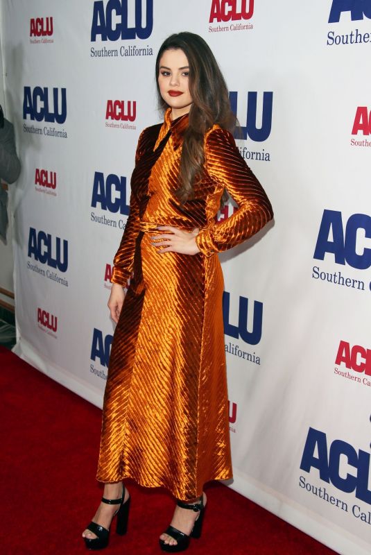 SELENA GOMEZ at Aclu Socal