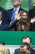 SHAKIRA and Gerard Pique at Davis Cup Final in Madrid 11/24/2019