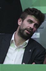 SHAKIRA and Gerard Pique at Davis Cup Final in Madrid 11/24/2019
