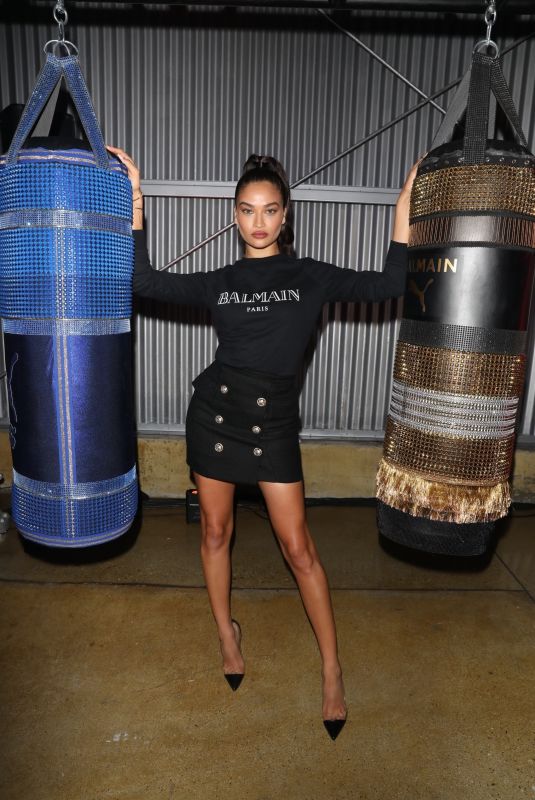 SHANINA SHAIK at Puma x Balmain Launch Event in Los Angeles 11/21/2019