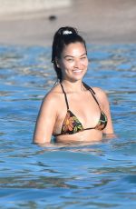 SHANINA SHAIK in Bikini at a Beach in St Barts 11/17/2019