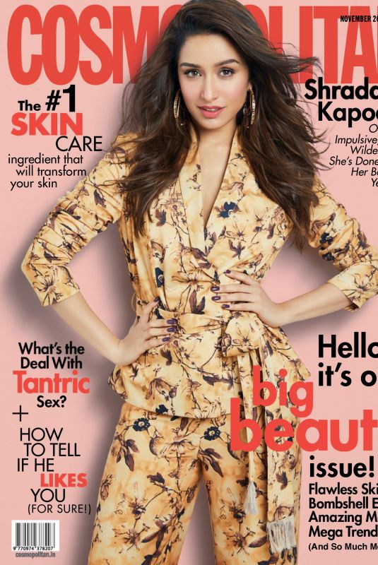 SHRADDHA KAPOOR in Cosmopolitan Magazine, India November 2019