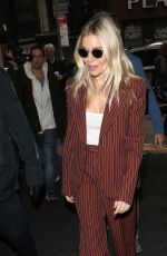SIENNA MILLER Arrives at Today Show in New York 11/19/2019
