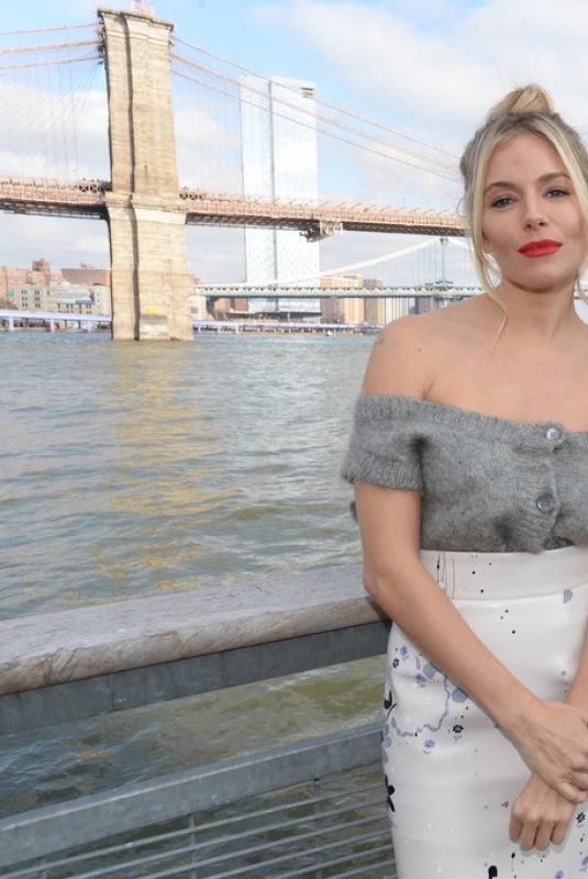 SIENNA MILLER at 21 Bridges Photocall in New York 11/19/2019