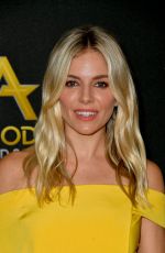 SIENNA MILLER at Hollywood Film Awards in Beverly Hills 11/03/2019
