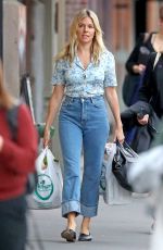 SIENNA MILLER Out Shopping in New York 10/31/2019