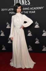 SOFIA CARSON at Latin Recording Academy Person of the Year Gala in Las Vegas 11/13/2019