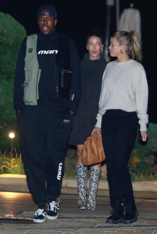 SOFIA RICHIE and Vas J Morgan at Nobu in Malibu 11/20/2019