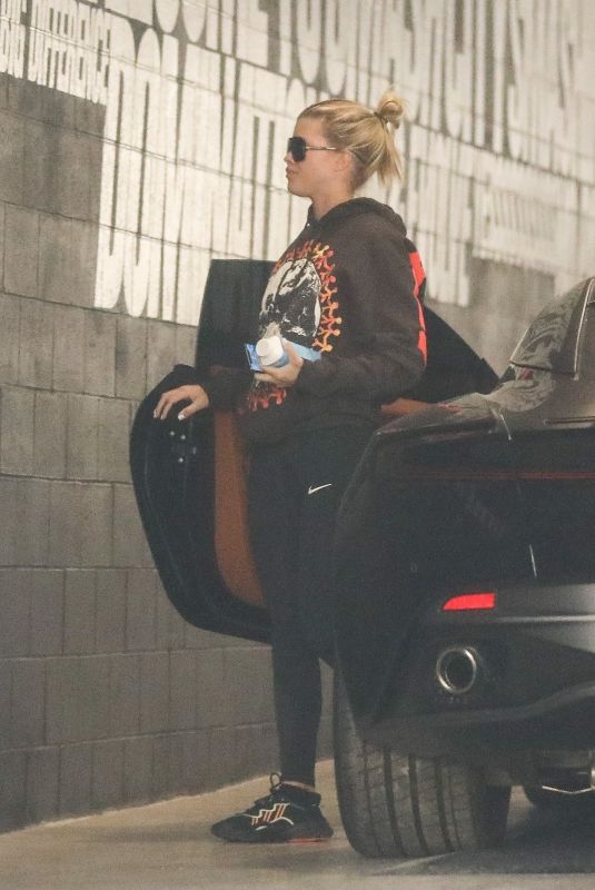 SOFIA RICHIE Arrives at Dogpound Gym in West Hollywood 11/19/2019
