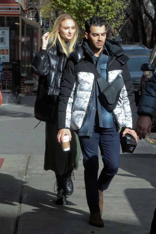 SOPHIE TURNER and Joe Jonas Out in New York 11/28/2019