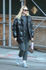 SOPHIE TURNER Out and About in New York 11/29/2019