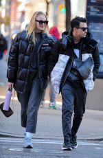 SOPHIE TURNER Out and About in New York 11/29/2019