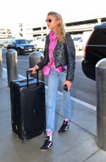 STELLA MAXWELL at Los Angeles International Airport 11/01/2019