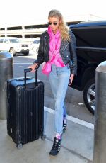 STELLA MAXWELL at Los Angeles International Airport 11/01/2019