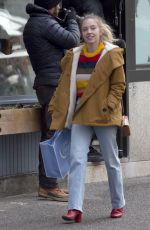 SYDNEY SWEENEY on the Set of The Voyeurs in Montreal 11/14/2019