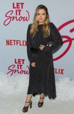 TAYLOR SPREITLER at Let It Snow Premiere in Los Angeles 11/04/2019