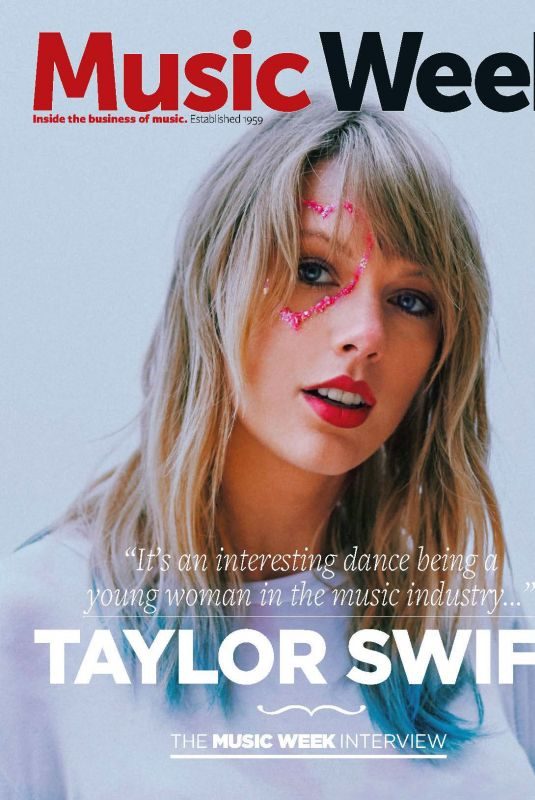 TAYLOR SWIFT on the Cover of Music Week Magazine, November 2019