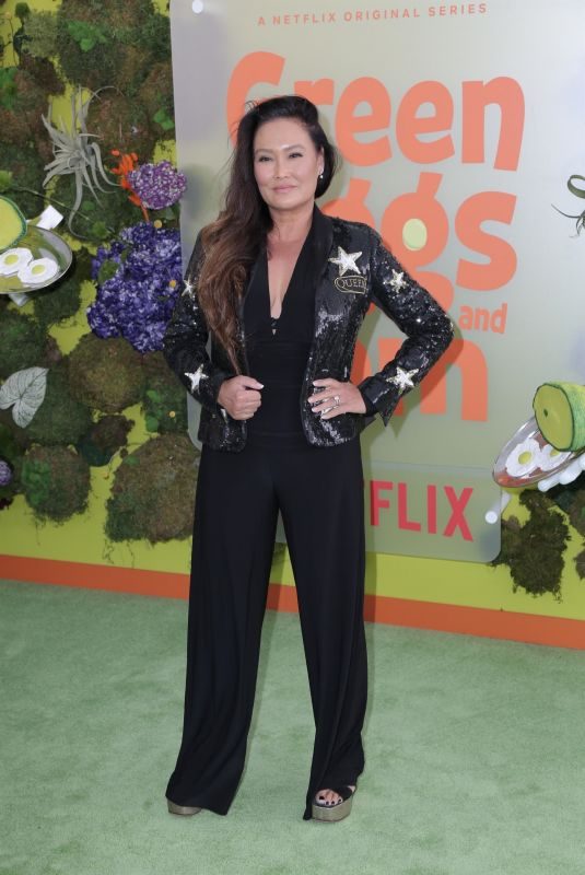 TIA CARRERE at Green Eggs and Ham Premiere at Hollywood American Legion 11/03/2019