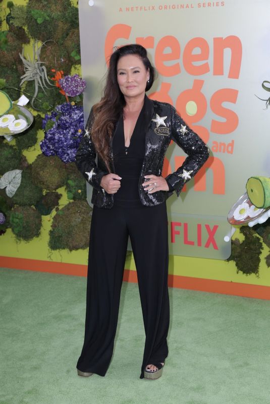 TIA CARRERE at Green Eggs and Ham Premiere at Hollywood American Legion 11/03/2019
