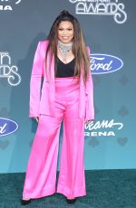 TISHA CAMPBELL at 2019 Bet Soul Train Awards in Las Vegas 11/17/2019