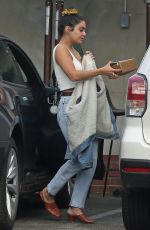 VANESSA HUDGENS in Double Denim Out for Lunch in Los Angeles 11/13/2019