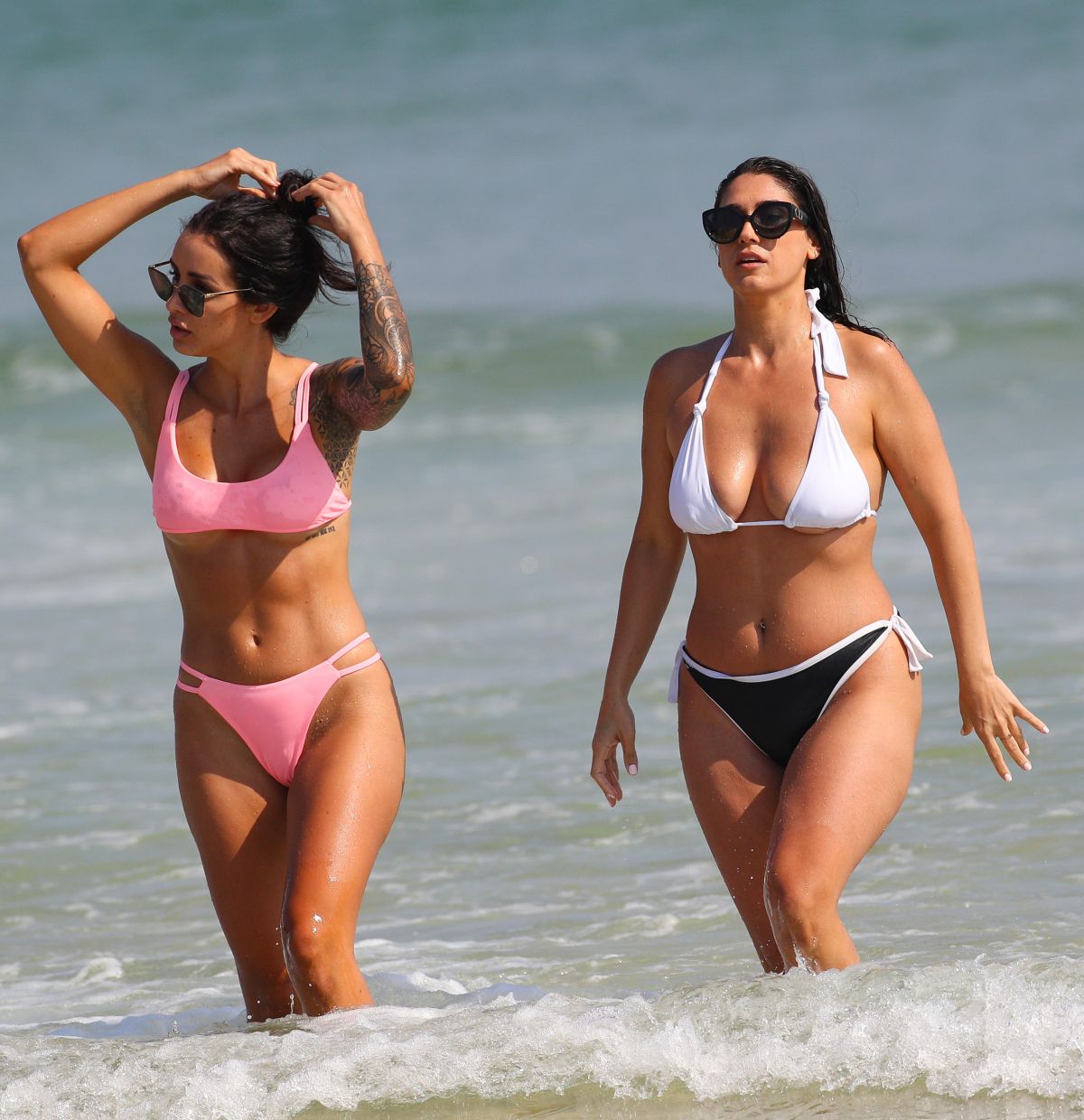 VANESSA SIERRA and SONYA MEFADDI in Bikinis at Bondi Veach 10/31/2019.