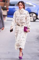 VICTORIA BECKHAM Arrives at Jimmy Kimmel Live! in Hollywood 11/19/2019