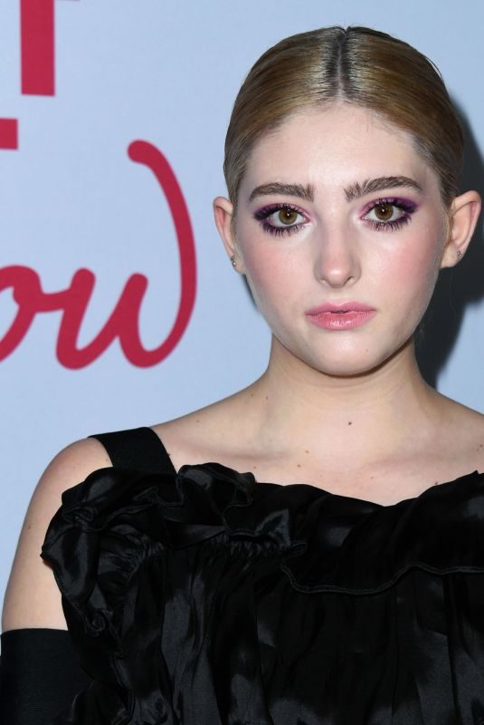 WILLOW SHIELDS at Let It Snow Premiere in Los Angeles 11/04/2019