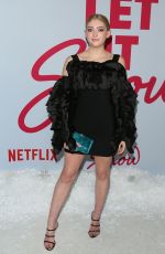 WILLOW SHIELDS at Let It Snow Premiere in Los Angeles 11/04/2019