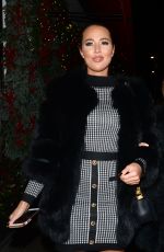 YAZMIN OUKHELLOU and NICOLE BASS Leaves Novikov Restaurant in London 11/29/2019