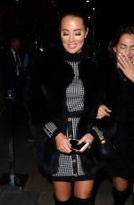 YAZMIN OUKHELLOU and NICOLE BASS Leaves Novikov Restaurant in London 11/29/2019