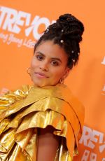 ZAZIE BEETZ at 2019 Trevorlive Los Angeles Gala 11/17/2019