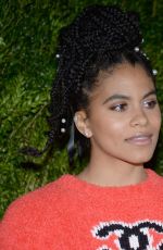 ZAZIE BEETZ at Through Her Lens: Tribeca Chanel Women’s Filmmaker Program Luncheon in New York 11/04/2019