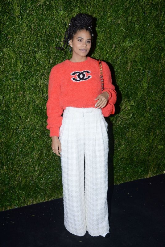 ZAZIE BEETZ at Through Her Lens: Tribeca Chanel Women’s Filmmaker Program Luncheon in New York 11/04/2019