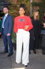 ZAZZIE BEETZ Arrives at Tribeca Chanel Women’s Filmmaker Program Luncheon 11/04/2019