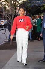 ZAZZIE BEETZ Arrives at Tribeca Chanel Women’s Filmmaker Program Luncheon 11/04/2019