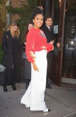 ZAZZIE BEETZ Arrives at Tribeca Chanel Women’s Filmmaker Program Luncheon 11/04/2019