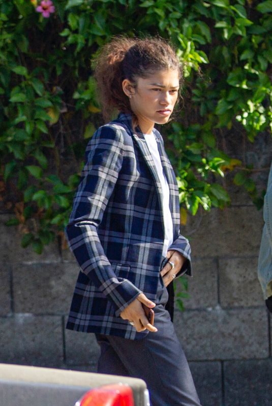 ZENDAYA Out for Business Meeting in Burbank 10/31/2019