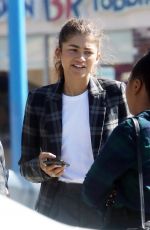 ZENDAYA Out for Business Meeting in Burbank 10/31/2019