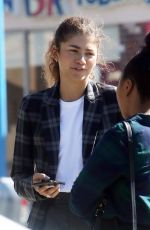 ZENDAYA Out for Business Meeting in Burbank 10/31/2019